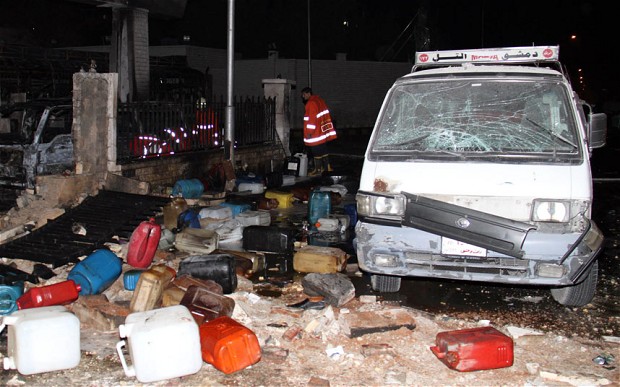 Service damaged in Barzeh car bombing